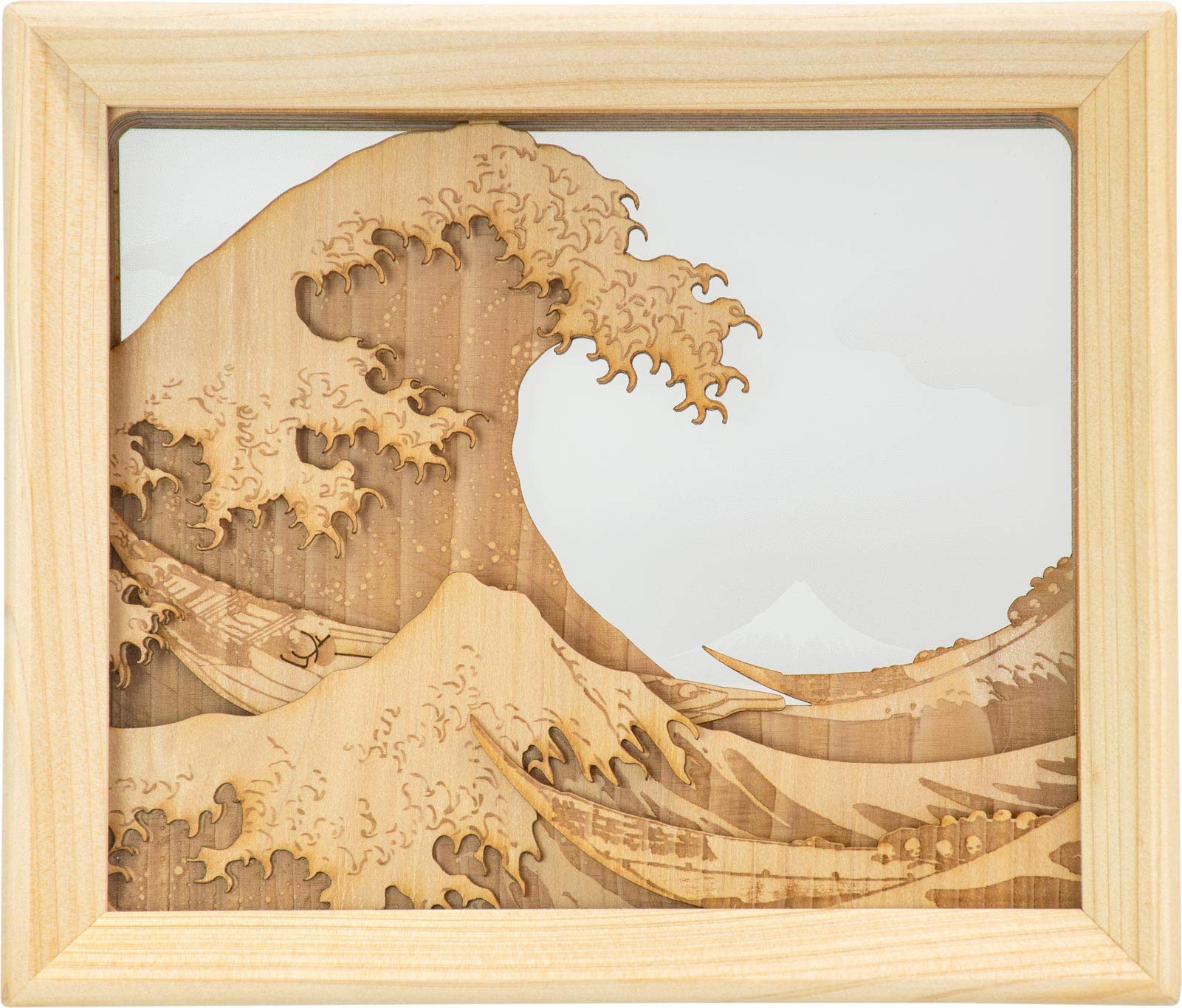 木製 山岳風景 彫刻 約14.5cm 木製 山岳風景 彫刻 約14.5cm 【公式通販】