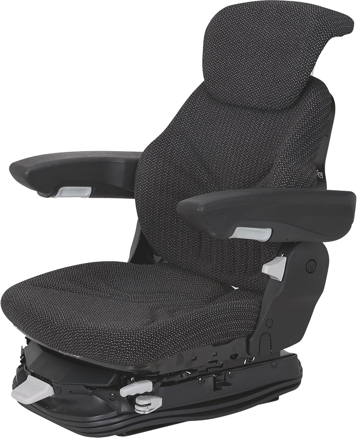 Original Grammer Multi-Adjust Air Suspension Tractor Seat - Black, Model Number 7922