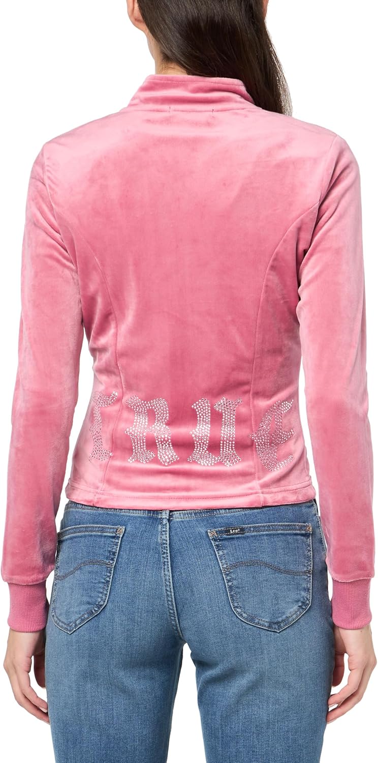 True Religion レディース クリスタル TR ベロア トラック Jckt​