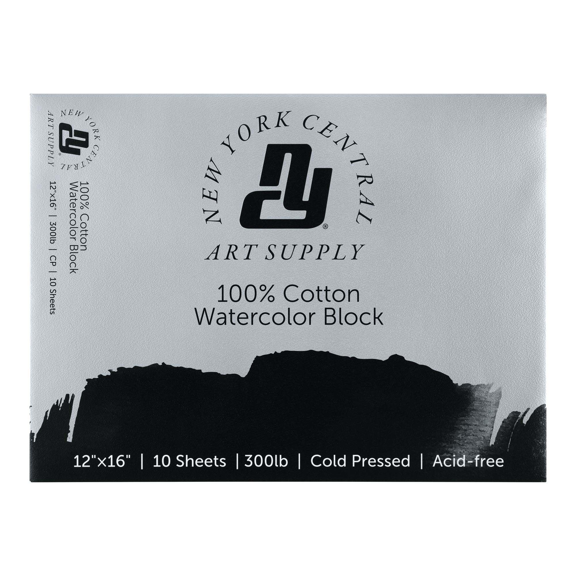 Papier aquarelle durable de 136 kg absorbant parfaitement l'humidité sans gondoler