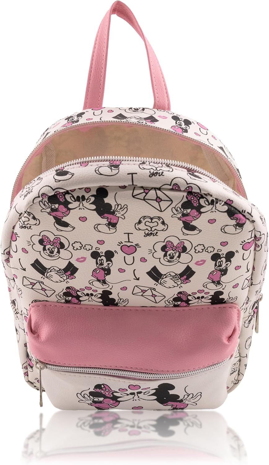 Disney Minnie Mouse Backpack for Women, Men, Boys, Girls, Unisex | Cute PU Leather 10" Minnie Mouse Mini Backpack Purse Shoulder Purse | Minnie Mouse Bag and Minnie Mouse Accessories - Image 6