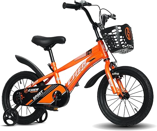 Miniatura 15 de Bicicleta para Niños, Bicicletas para Niños de 14 16 20 Pulgadas con Ruedas de Entrenamiento/Pata de Cabra para Niños y Niñas de 3 a 12 Años,
