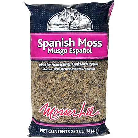 Amazon Com Mosser Lee Ml0560 Spanish Moss 250 Cubic Inches Mulches Home Kitchen