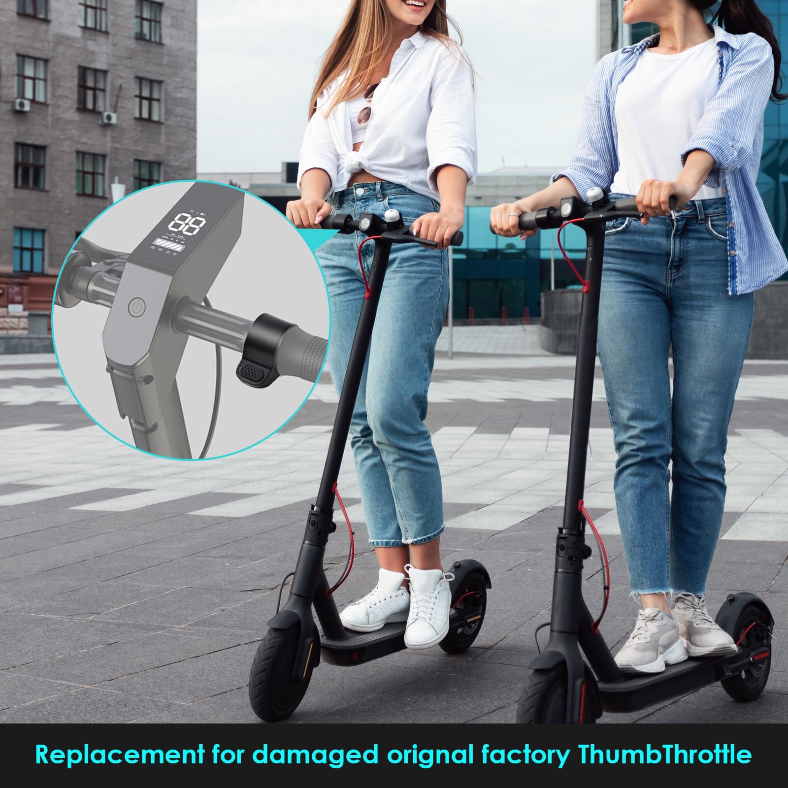 Yungeln Scooter Thumb Throttle Throttle Accelerator Accessories Replacement Part Compatible with GOTRAX GXL V2 Scooter for E-Scooter Accessories Parts