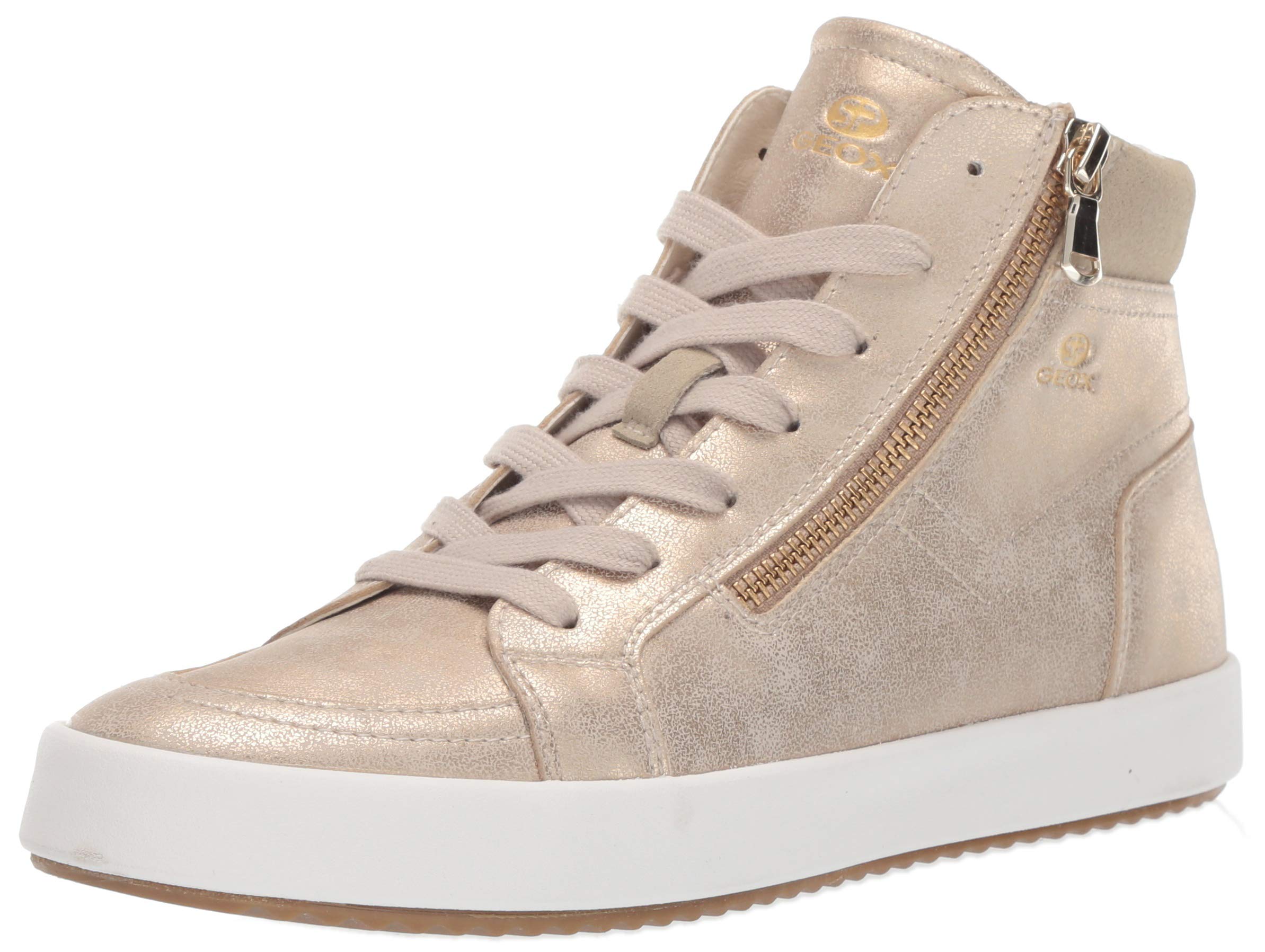 Geox Womens Blomiee 11 Fashion High Top Sneaker With Zipper