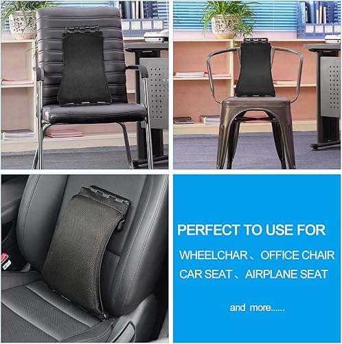 Miniatura 4 de Dispositivo de estiramiento de espalda de varios niveles con cojín de espuma viscoelástica, masajeador de espalda, soporte lumbar, terapia