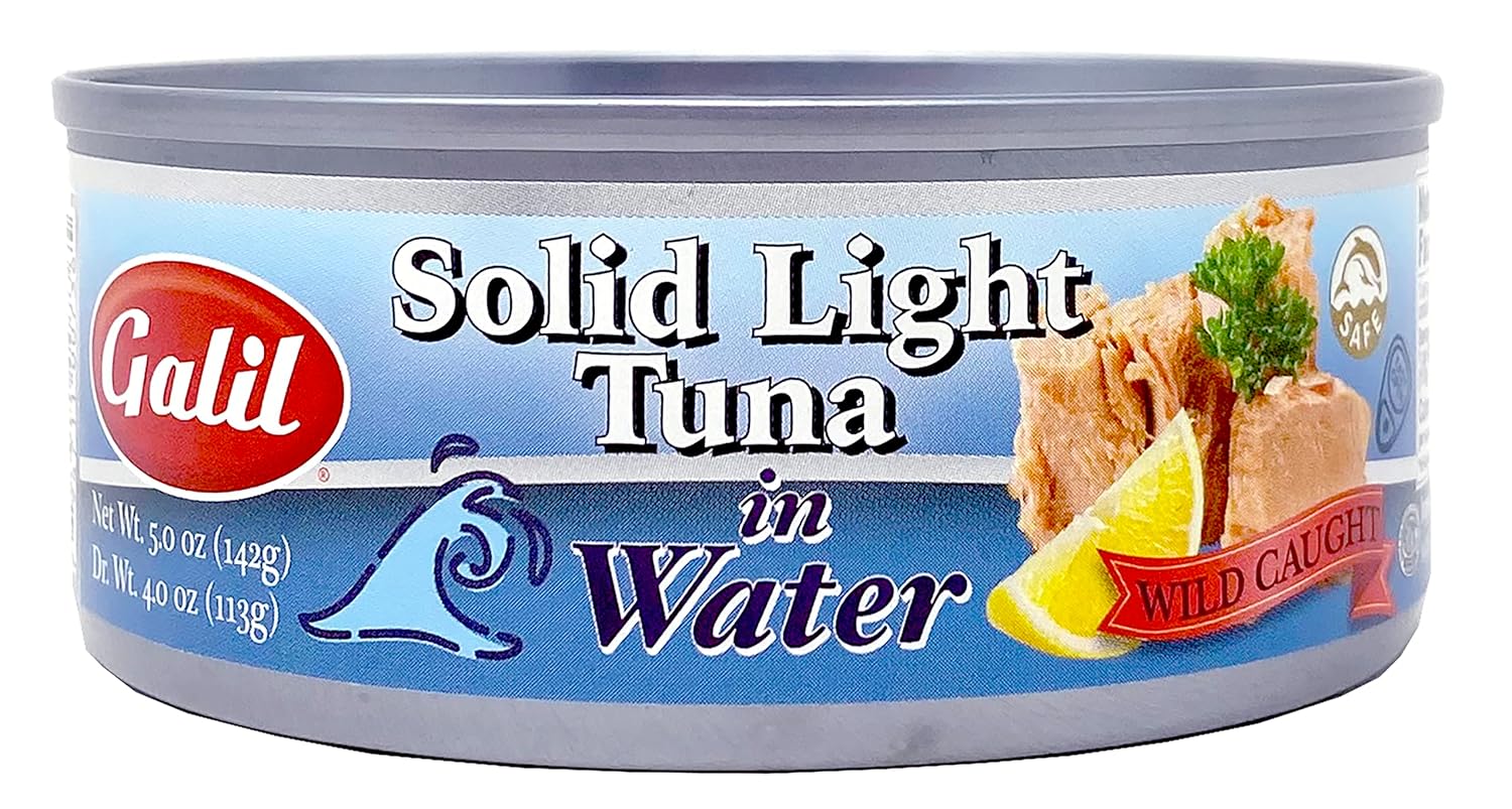 Galil Solid Light Tuna in Water 5 Ounce Cans Pack of 6