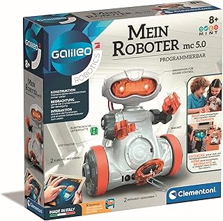 Clementoni Galileo Robotics – Mein Roboter MC 5.0, Robotik für kleine Ingenieure, High-Tech Spielzeug, Programmieren Lernen für Kinder ab 8 Jahren 59158