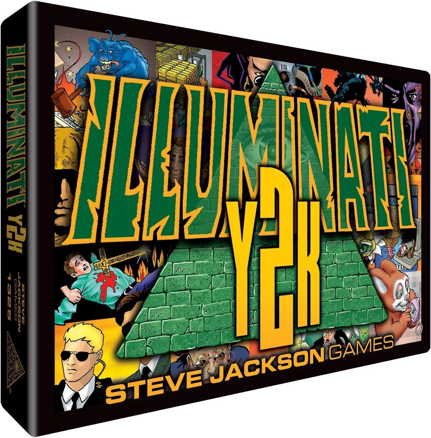 Steve Jackson GamesIlluminati Y2K Expansion Strategy Card Game Add-On 73 New Groups & 26 Special Cards for The Classic Conspiracy Game Fun for 3-6 Players Ages 10+