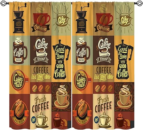 Miniatura 14 de Cortinas rústicas de cocina de granja, hojas verdes florales de primavera, cortinas retro de tablones de madera campestre para dormitorio, comedor,