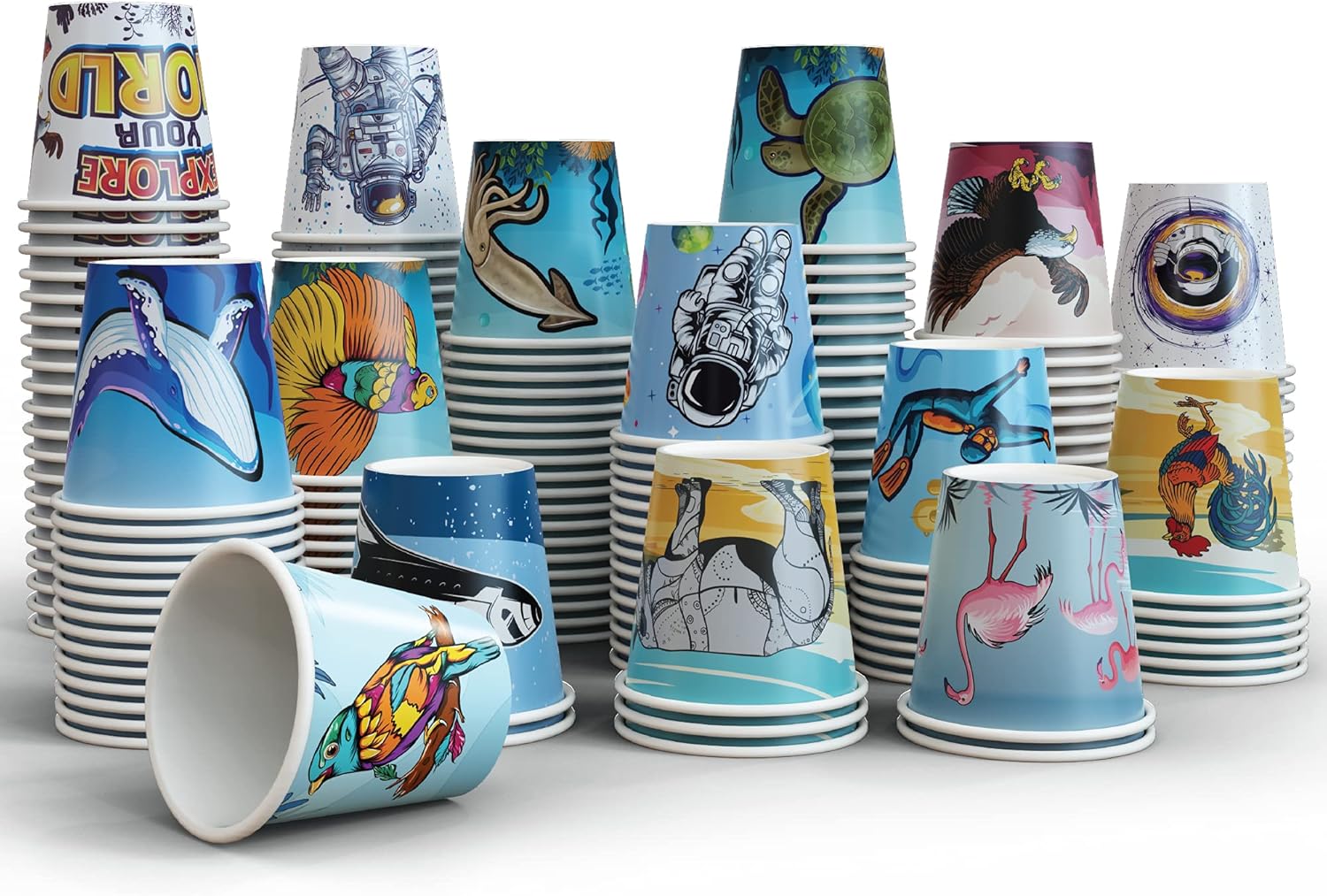 Buy Art Kups [ 300 3 oz Compostable Paper Cups ] Small Bathroom
