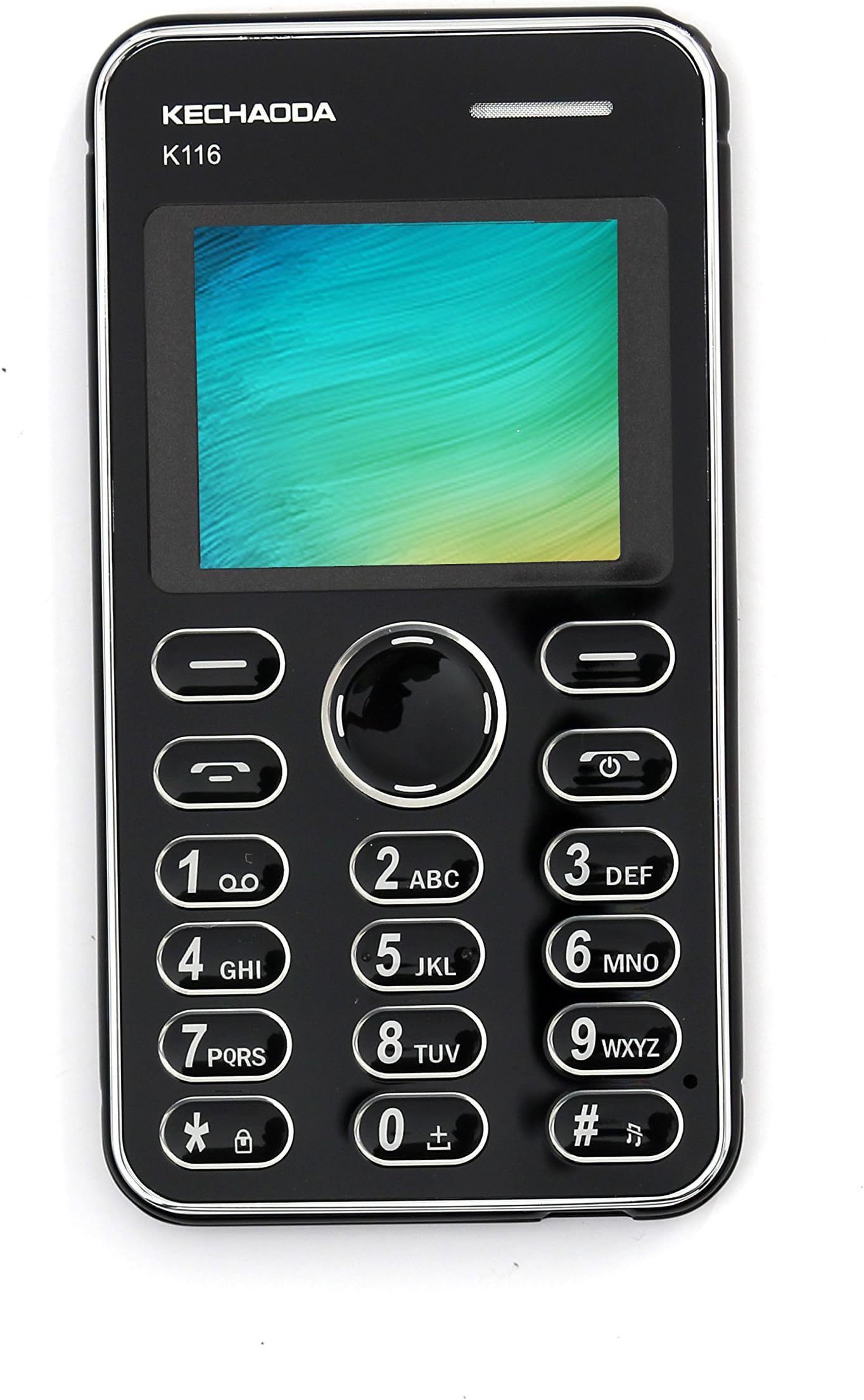 KECHAODA K116 Plus Dual SIM Mobile with External Memory Card Slot and VGA Camera (Black)