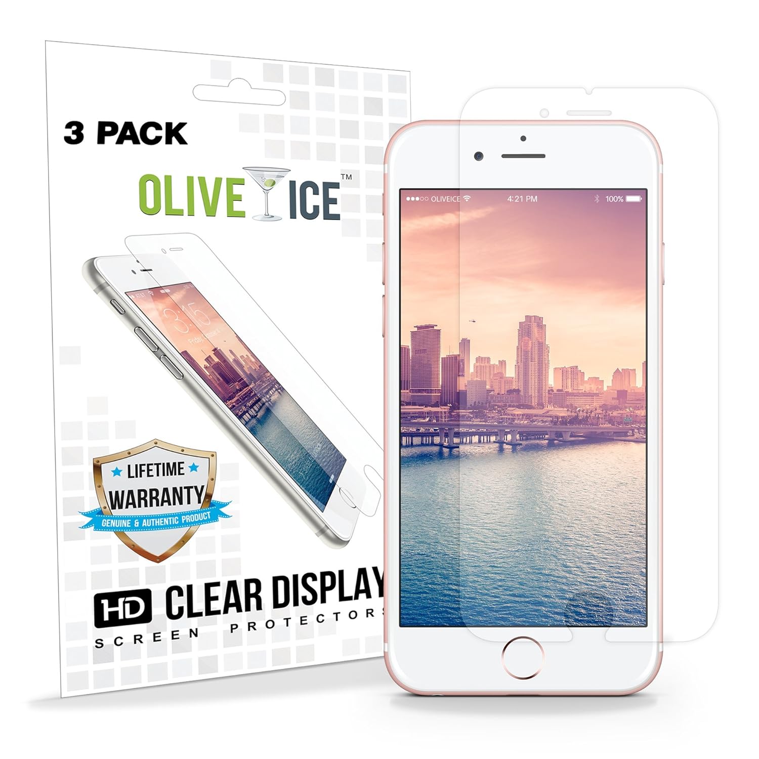 OliveIce SPCL0308 iPhone 6 Plus Screen Protector Matte, iPhone 6S