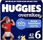 Huggies Overnites Size 3 Overnight Diapers (16-28 lbs), 66 Ct