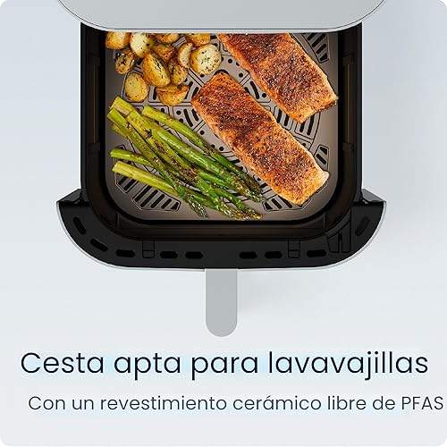 Miniatura 8 de Chefman Crispinator - Freidora de aire 6 en 1 con capacidad de 8 cuartos de galón, temperatura máxima de 450 °F con tecnología TurboFry Pro