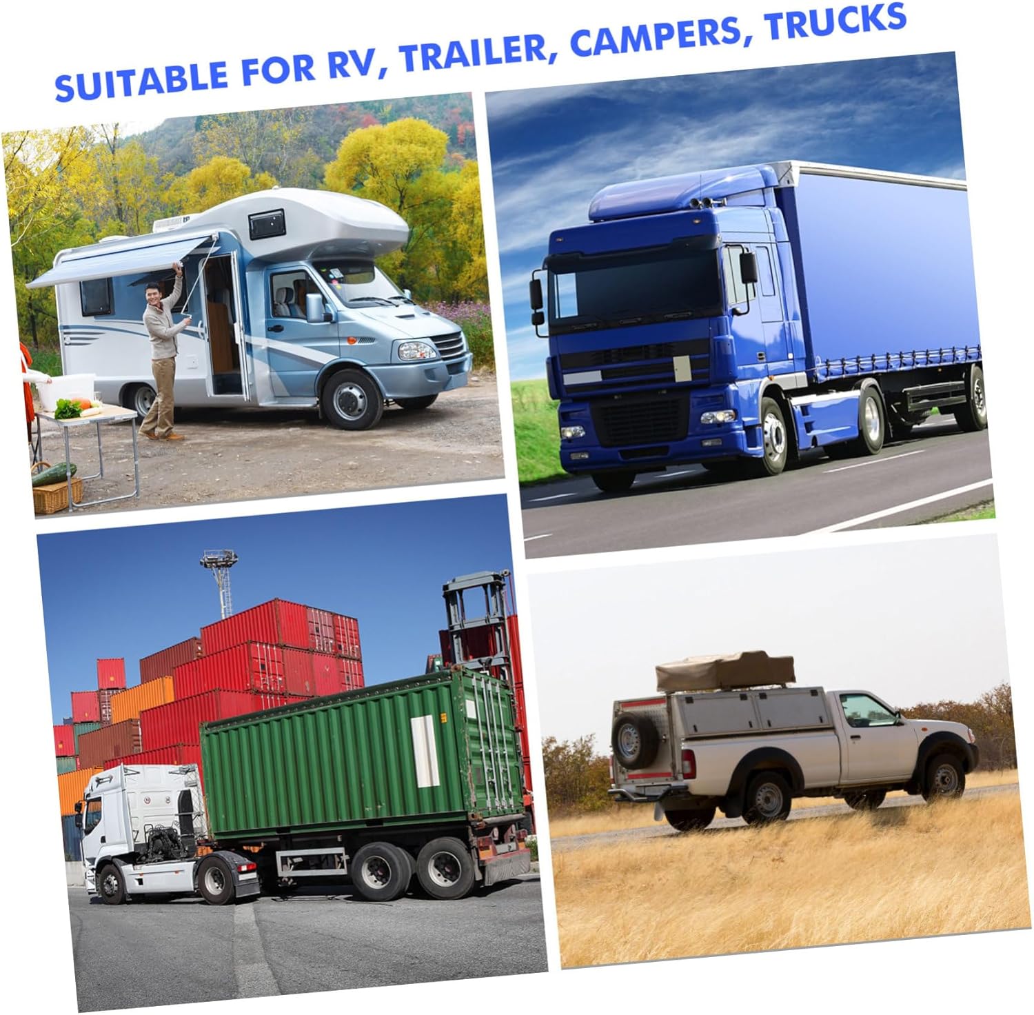 2pcs Camper Leveling Blocks 5t Capacity Trailer Leveling Kit Car Ramps for Oil Changes