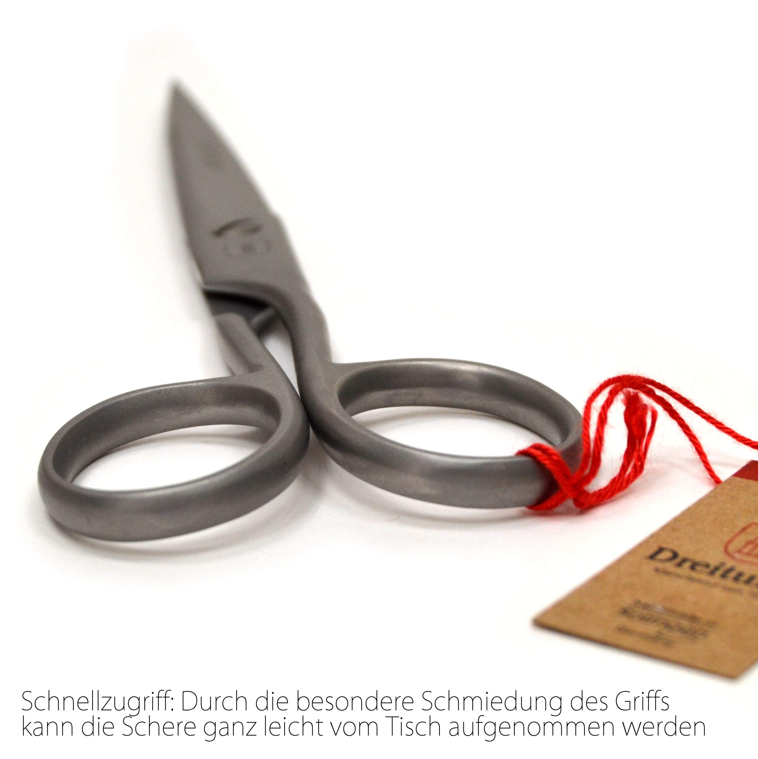 MAGAM-Stoffe Karl Papier-Schere mit Schnellzugriff 8 Zoll Eisgehärtet von Bester Qualität Made in Solingen Germany