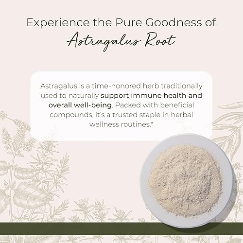 Miniatura 2 de Starwest Botanicals Polvo de raíz de astrágalo  Hierba seca para té, apoyo inmunológico natural, promueve el bienestar, certificado Kosher  Bolsa a