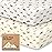 KeaBabies 2-Pack Organic Crib Sheets for Boys, Girls - 52x28 Fitted Crib Mattress Sheet Neutral, Breathable Jersey Cotton Cover for Baby Bed, Toddler Mattress, Soft & Cute Prints (Construction)