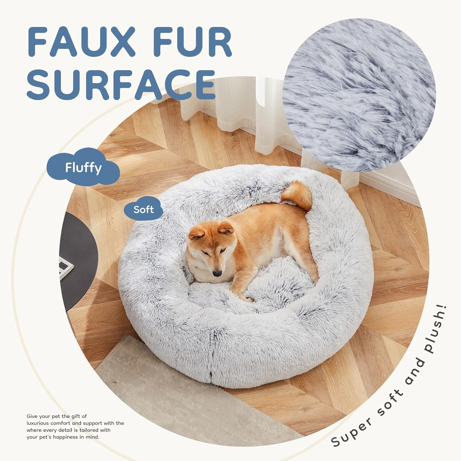 Ultimate Comfort: Review of the DUMOS Calming Donut Dog Bed for Large Pets