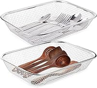 Vista 11 de Escurridor de platos, cesta de drenaje de cocina de acero inoxidable, estante compacto para secar utensilios de lavavajillas, accesorio para colgar