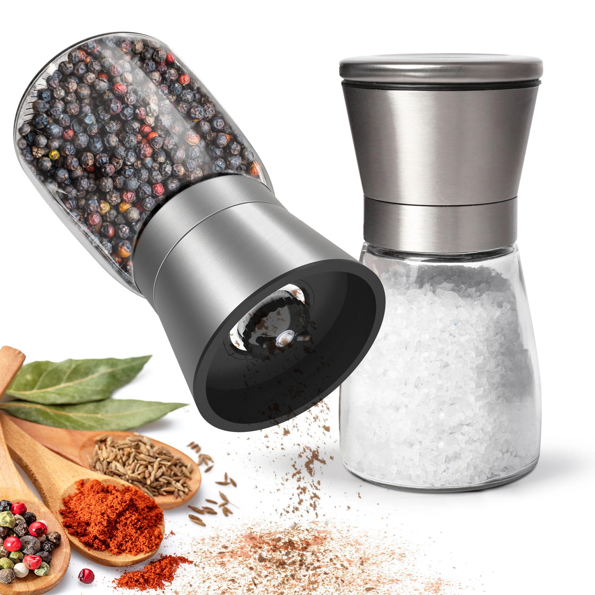 kitchenboss 2 pièces salière poivrière