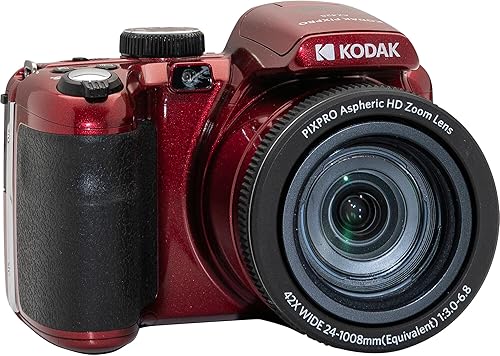 Miniatura 10 de Kodak PIXPRO AZ425 - Paquete de cámara digital con tarjeta de memoria de 64 GB + funda para cámara (negro) + lector de tarjetas USB + trípode de