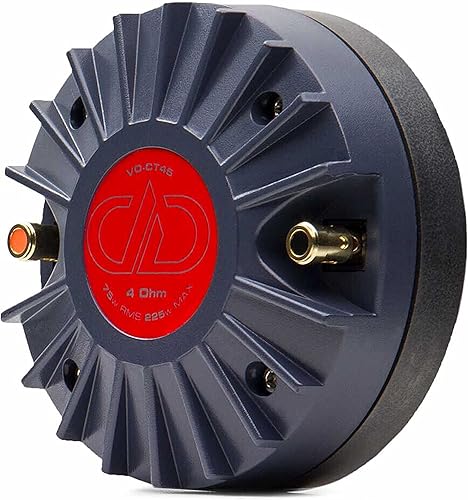 Miniatura 2 de Pkg DD Audio VO-CT45 + VO-CT5x5 225W 4-Ohm Tweeter de bocina de compresión
