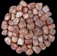 Vista 8 de Crocon (2200+ quilates) Piedras y cristales de Sunstone pulidos a granel Kit de cristales naturales para Reiki, piedras pulidas, equilibrio