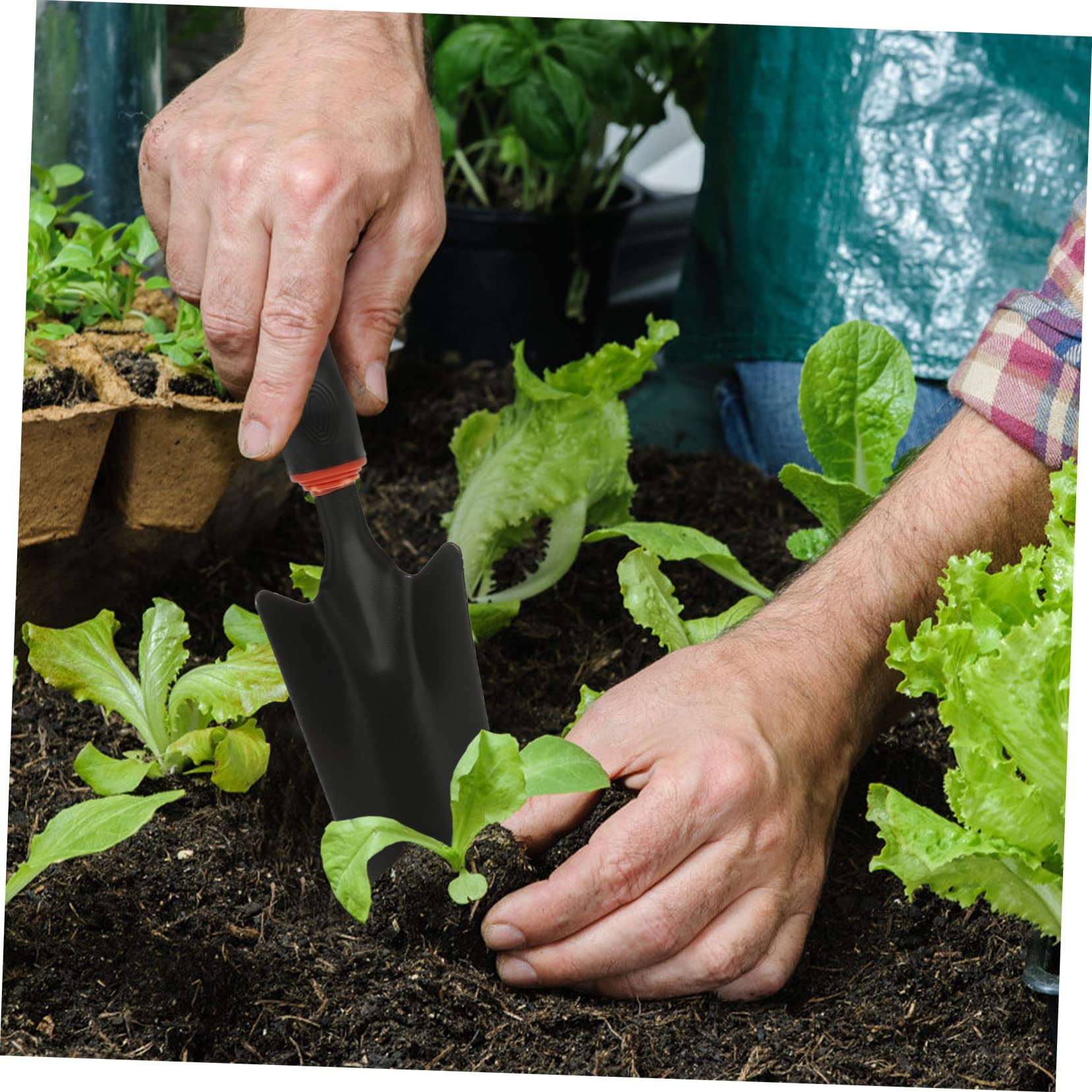 TOYANDONA 5pièces Pelle De Jardinage à Manche Outil De Creusement Plantation pour Fleurs Kit Outils De Jardinage