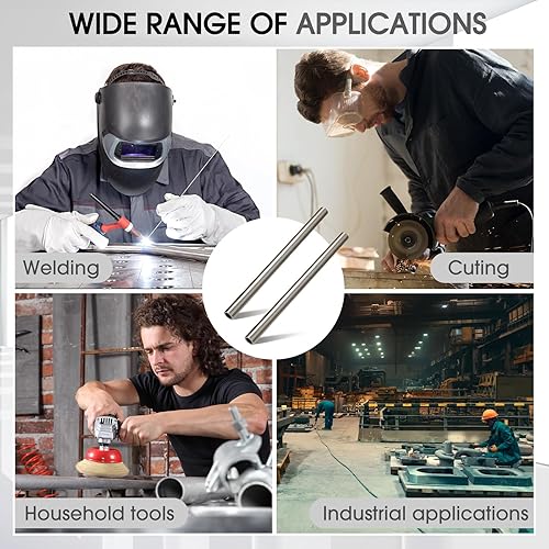 Miniatura 6 de Gisafai 2 tubos redondos de acero laminado en frío de metal sin costuras de 34 pulgadas de diámetro exterior, 0.51 pulgadas de diámetro interior,