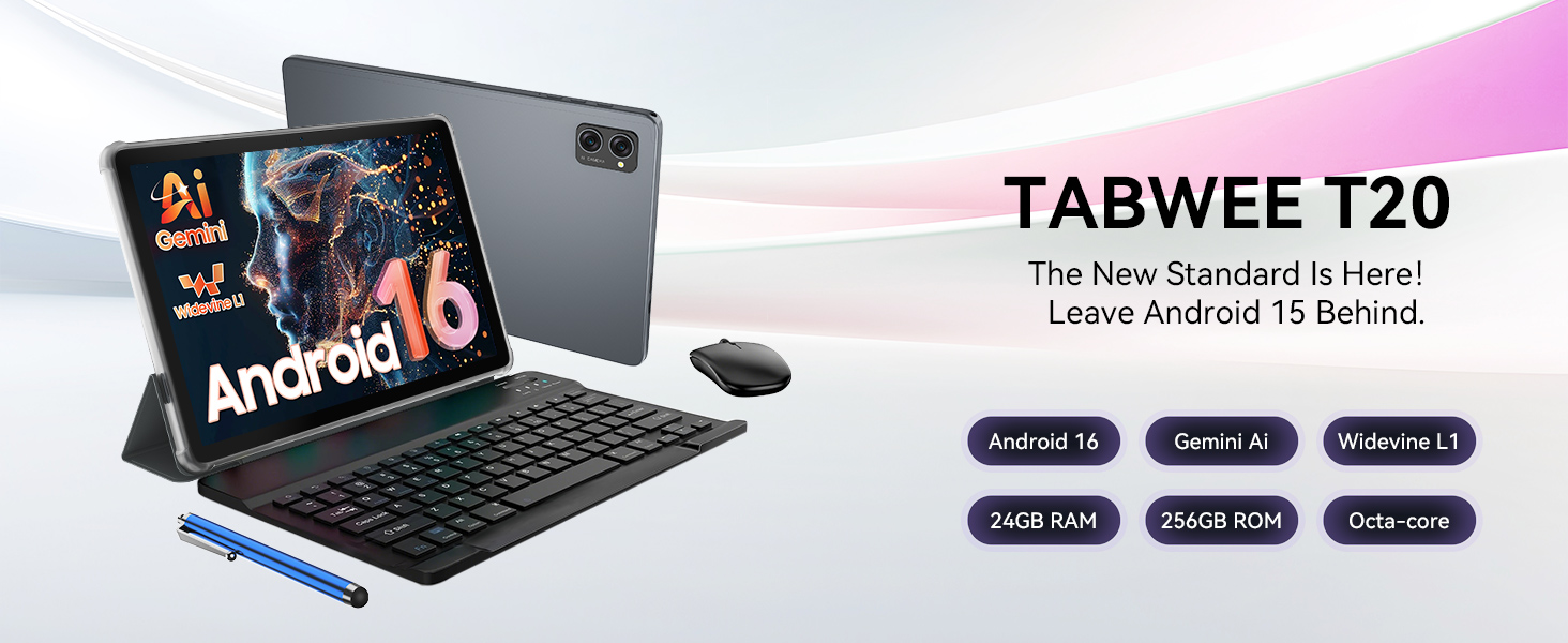 Android Tablets 10 Inch Tablet - Gemini AI Android 16 Tablets