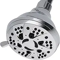 AquaDance Chuveiro com Acabamento Cromado de 6 Posições para Potência Máxima. Aproveite O Luxo de Alto Desempenho Em Espiral de 1,8 Gpm, Mesmo Sob Baixa Pressão de Água
