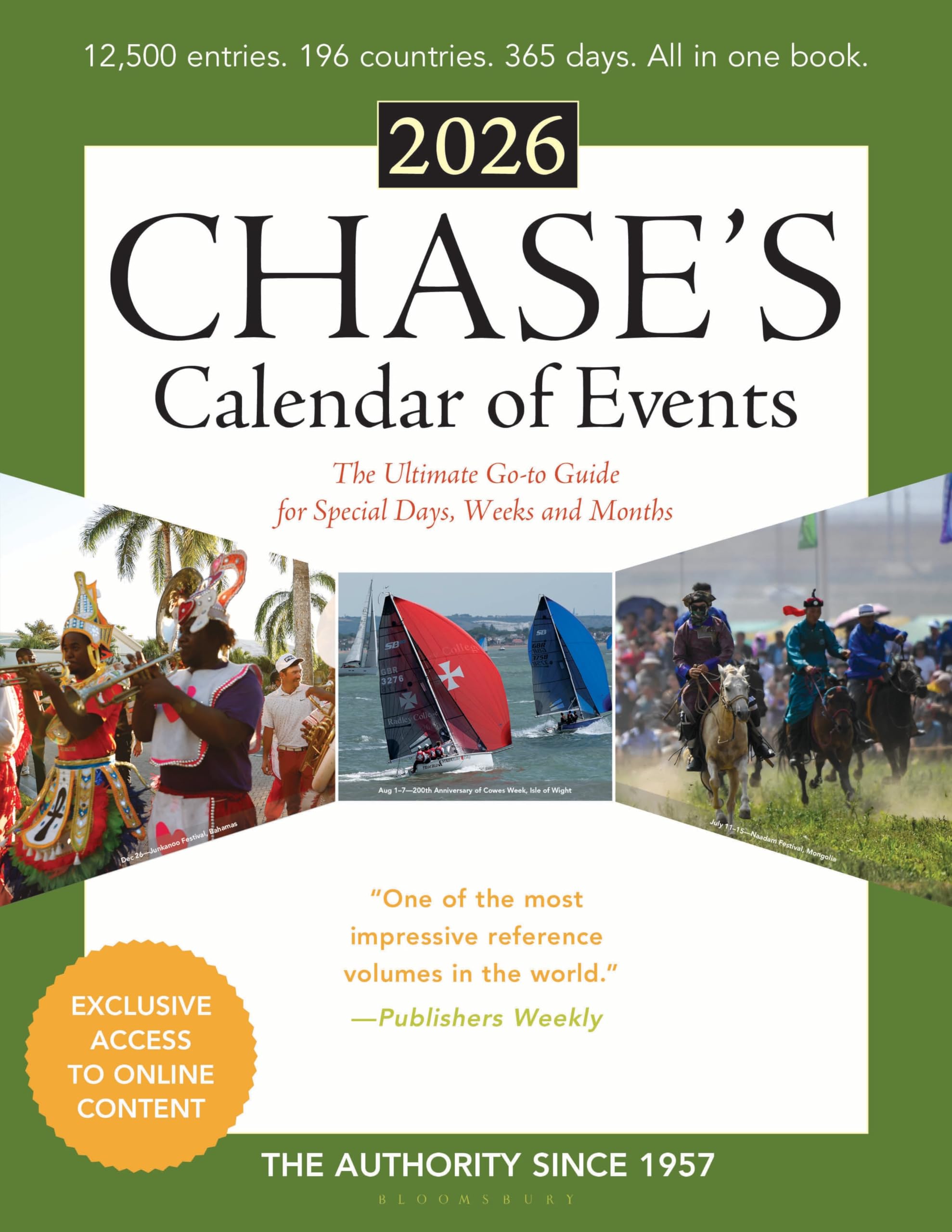 Chase's Calendar of Events 2026: The Ultimate Go-to Guide for Special Days, Weeks and Months