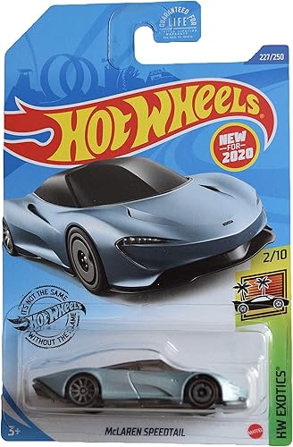 Hot Wheels McLaren Speedtail, [Steel Blue] 227/250 Exotics 2/10