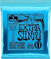 Vista 32 de Ernie Ball Super Slinky - Cuerdas para guitarra eléctrica con envoltura de níquel, calibre 9-42 (P02223)