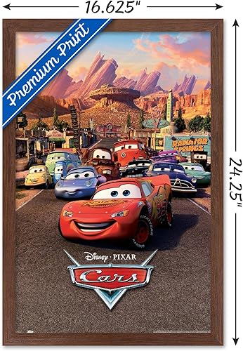 Vista 7 de Trends International Disney Pixar Cars - Póster de pared de una hoja, 14.725 x 22.375 pulgadas, versión premium sin marco