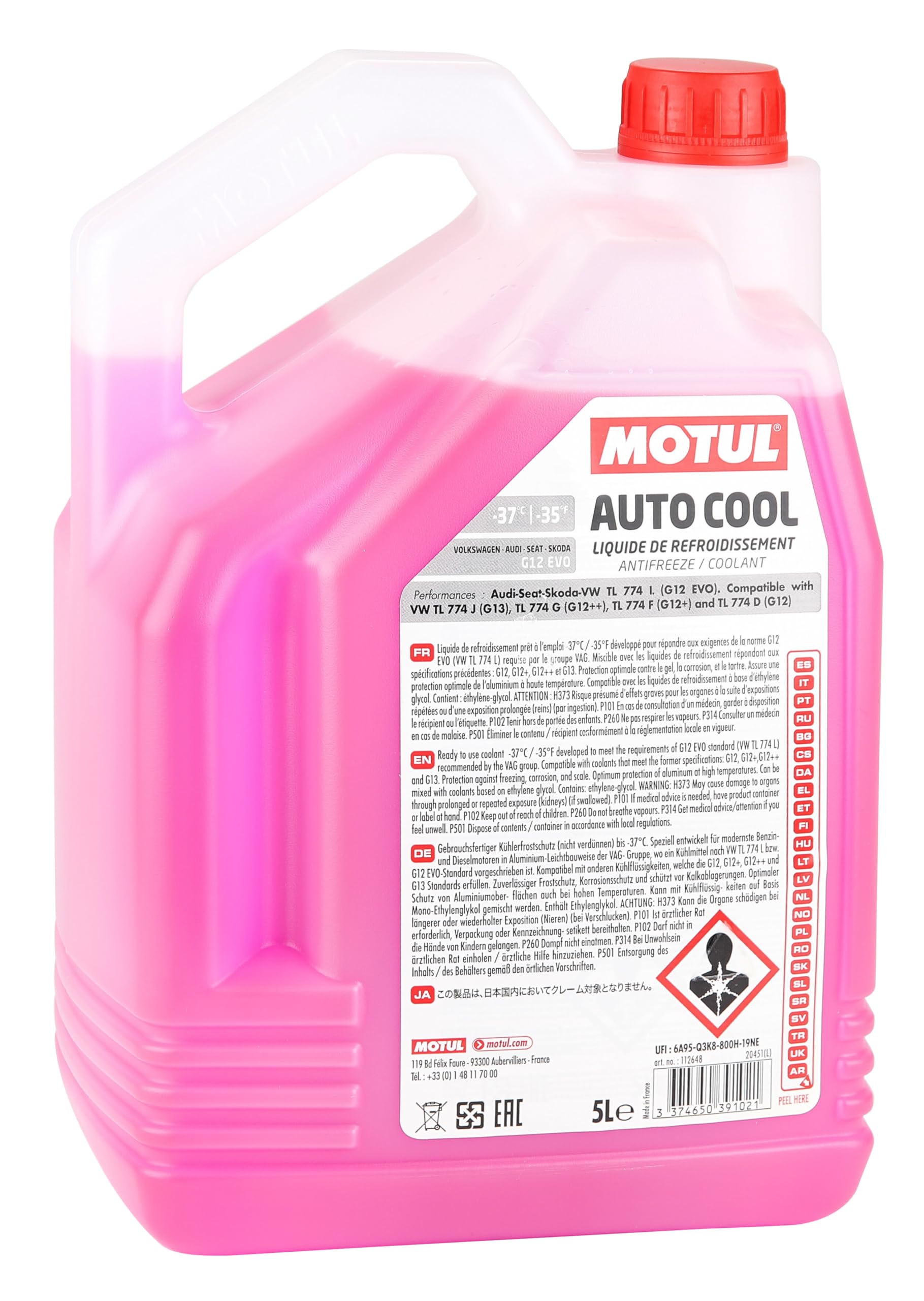MOTUL 112648 Antigelo Liquido radiatore Liquido refrigerante Liquido di raffreddamento