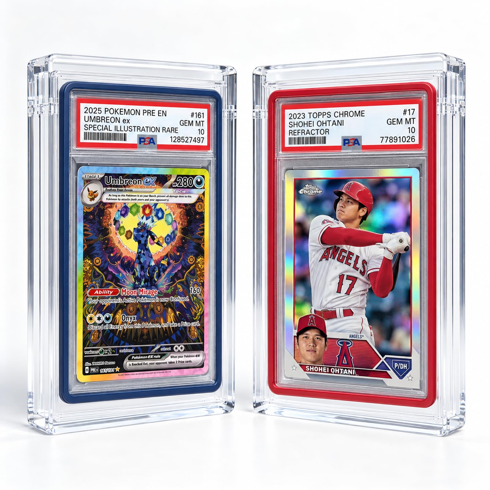 35PT PSA Slab Display Case,1-Inch Acrylic Case for PSA/CGC Slab with Bumper