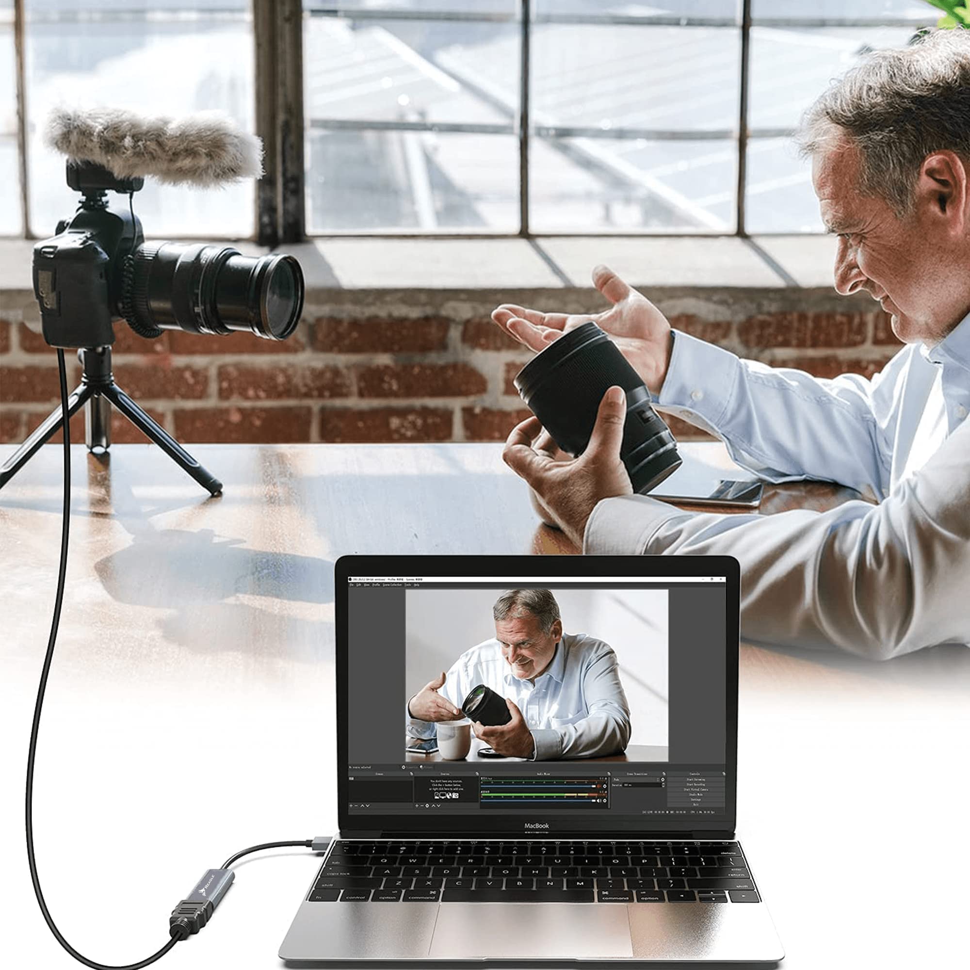 Reagle Karta Przechwytywania Obrazu HDMI USB 3.2 Wejście 4K 30Hz Nagrywanie 1080P 60FPS Video Grabber Capture Card do Streamingu PC Laptop