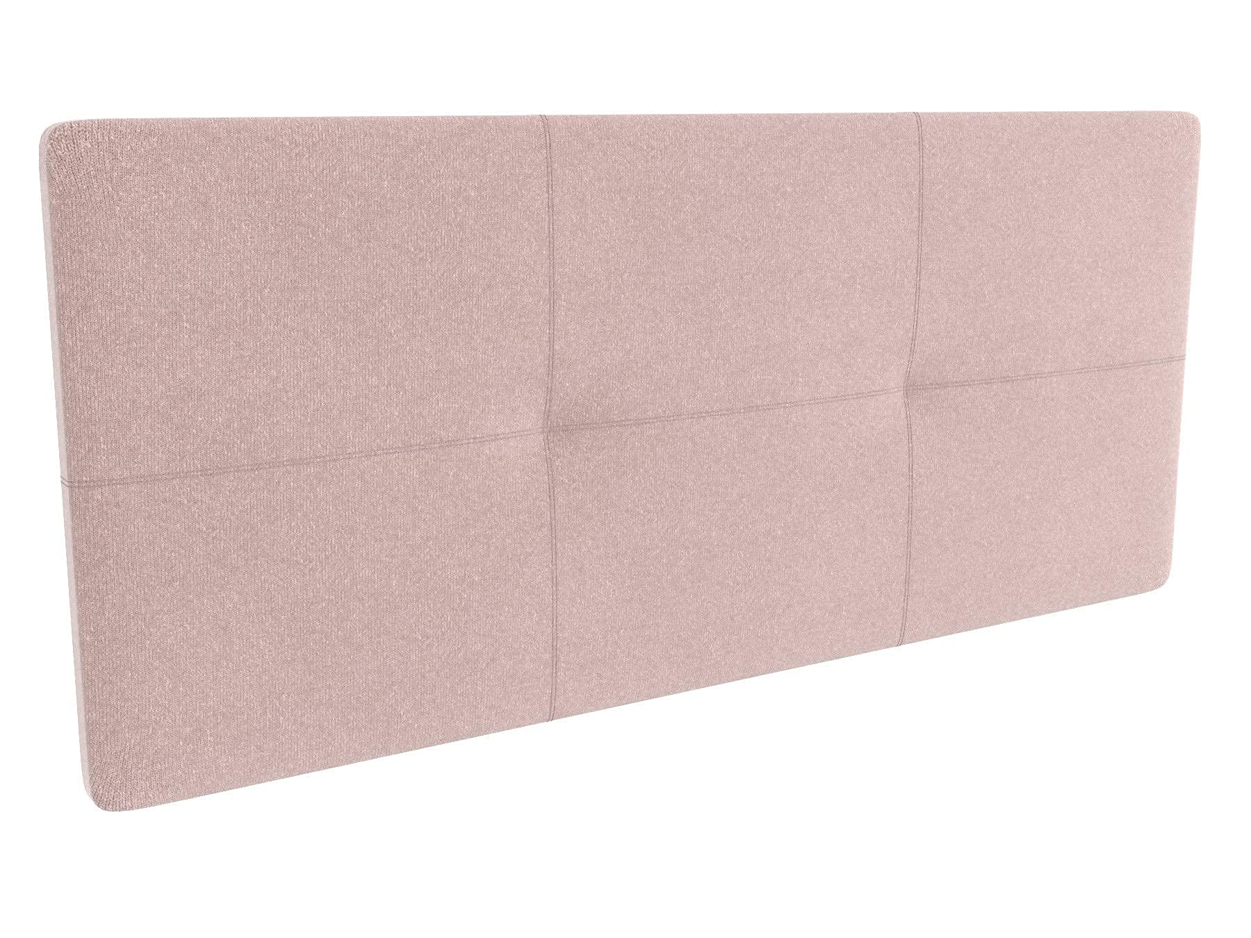 LA WEB DEL COLCHON Cabezal Cama Andrea Tapizado Acolchado 8 cm con Fijación a Pared – Cabecero de Cama Suave y Elegante – Cama de 80 (90 x 70 cms) Blanco Polipiel – Cabeceros Acolchados — view 55