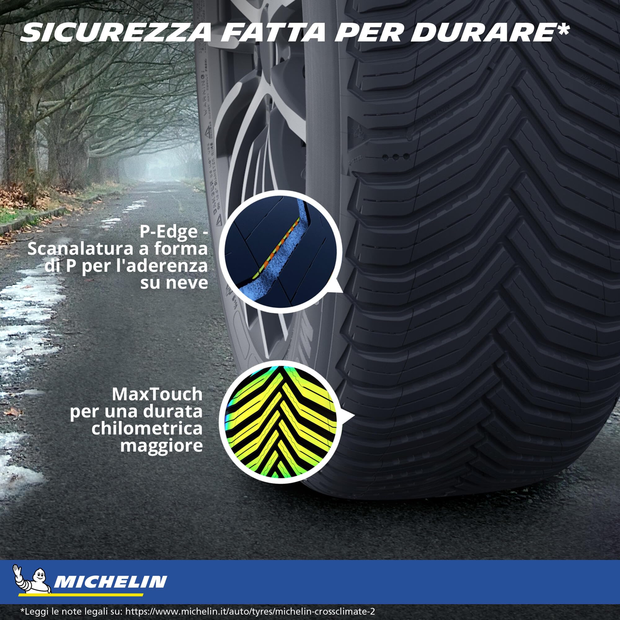Pneumatico Tutte le stagioni Michelin CROSSCLIMATE 2 205/55R19 97V XL