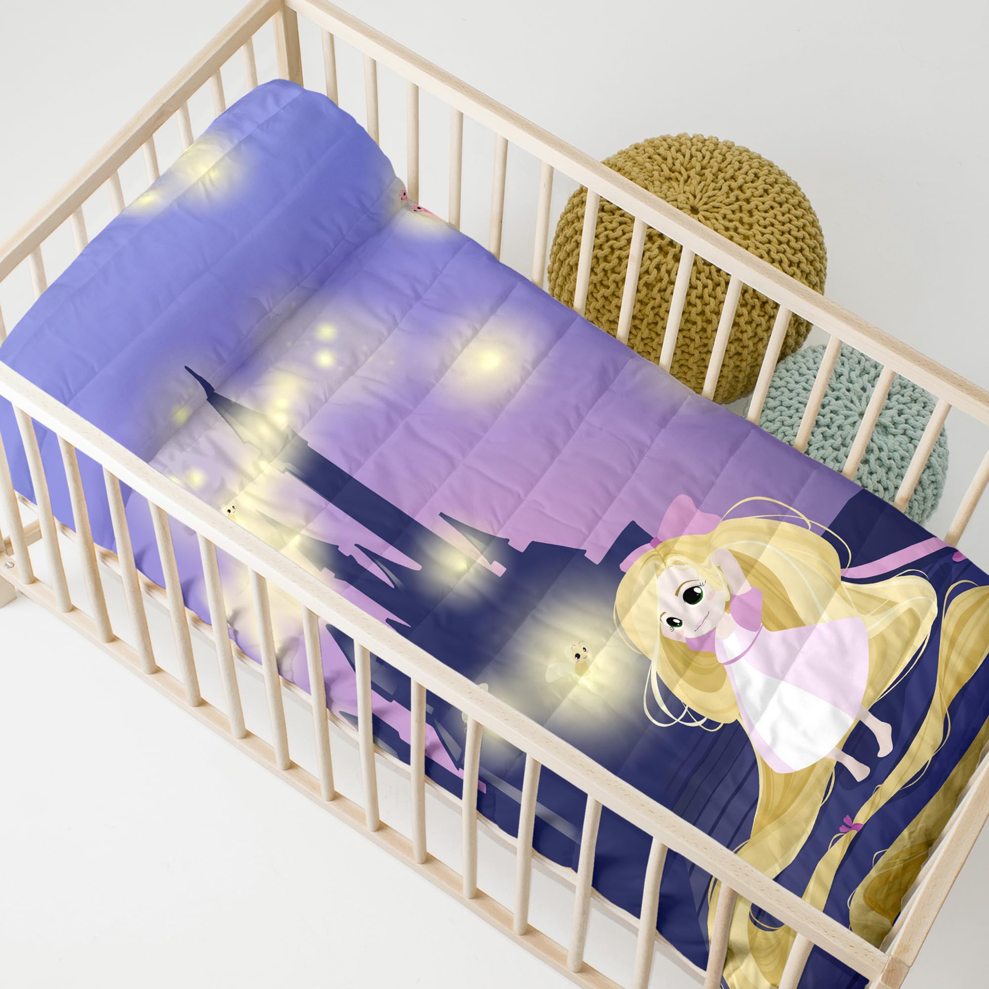 Colcha cuna long braid 100x130 cm tresse lit bébé
