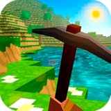 Use weapons and other survival tools to find food or battle against blocky animal predators
