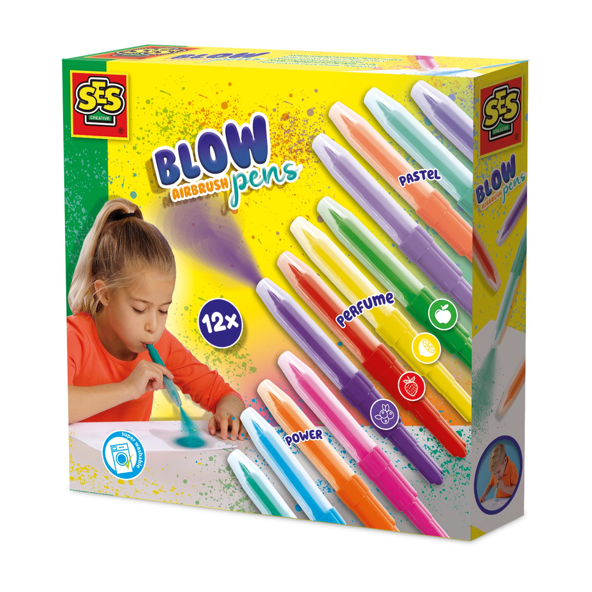 SES Creative Blow Airbrush Pens - Pastel & Perfume