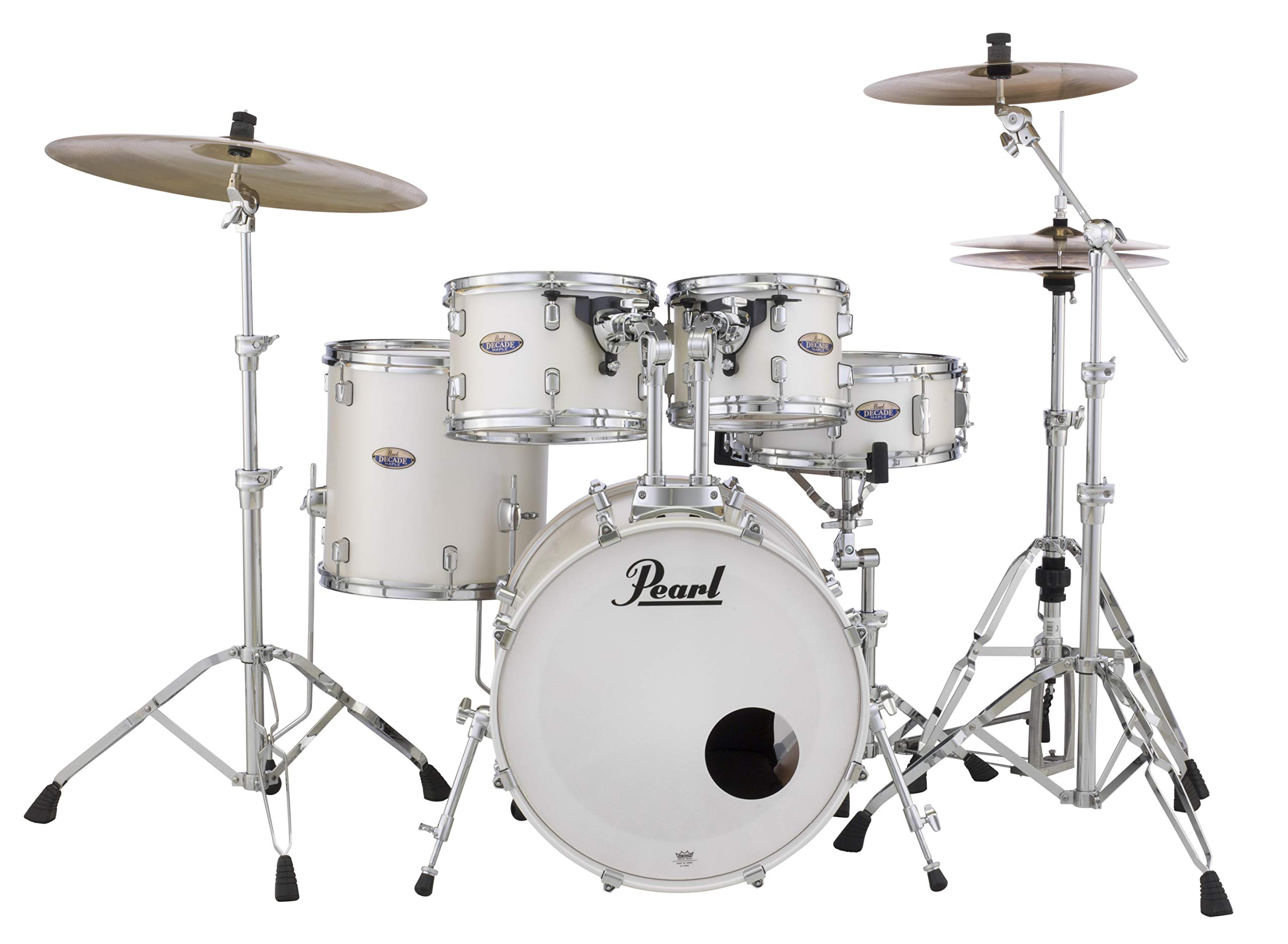 Pearl, Drum Set, DMP, 5 Pcs, Hybrid Shell Pack -White Satin Pearl