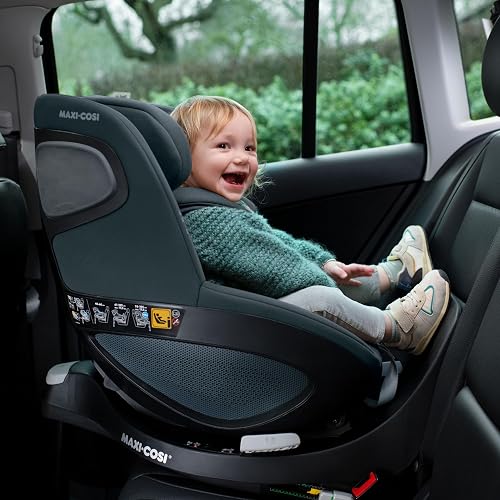 Maxi-Cosi Pearl 360 i-Size, Baby Car Seat, 3 months-4 years (61-105 cm), 360 Car Seat swivel, One-Hand Rotation, ClimaFlow, Easy-In Harness, G-CELL Side Impact Protection, Authentic Graphite - 11