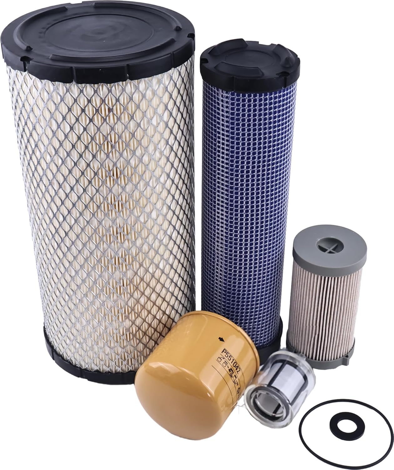 Solarhome 500 Hours Filter Kit Compatible With CAT 236D 242D 246D 262D 272D 272D XHP 272D2 272D2 XHP