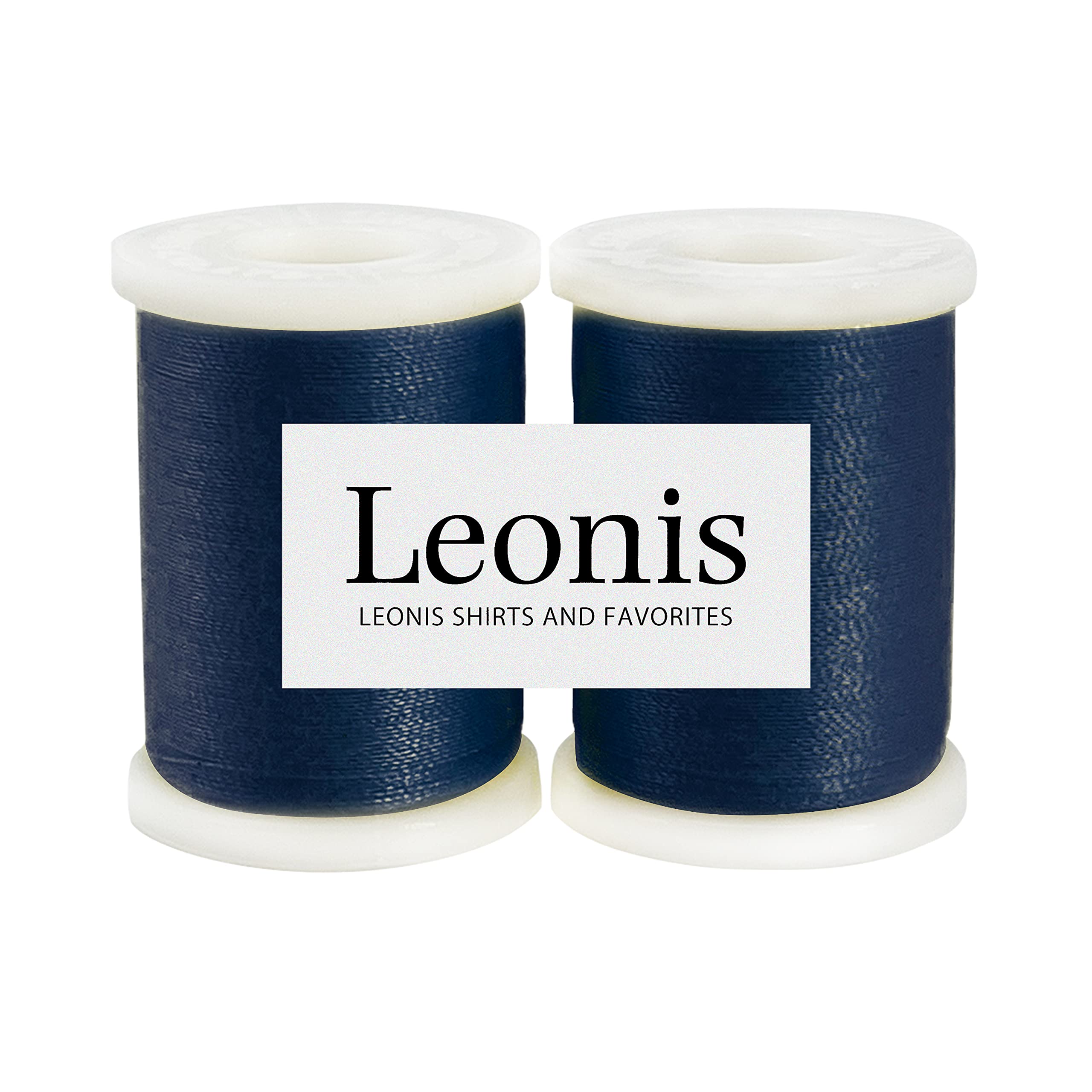LEONIS Polyester All-Purpose Sewing Threads 110 Yards/100m 2pcs [ 78312 ]