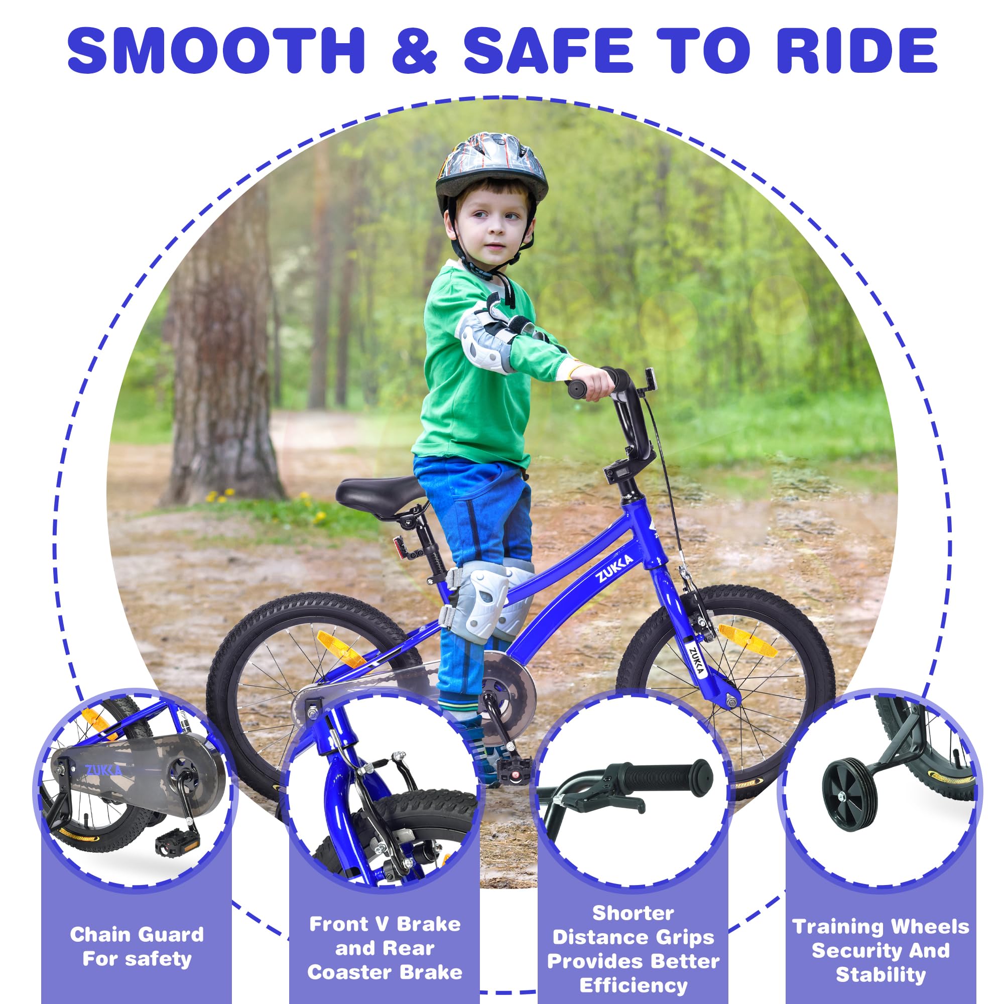 Amazon.com : BGGFNZ 16 20 inch Kids Bikes for Boys Age 4-10, Kids